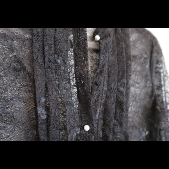 David Naman Lace Pearl Dress - Picture 4 of 6